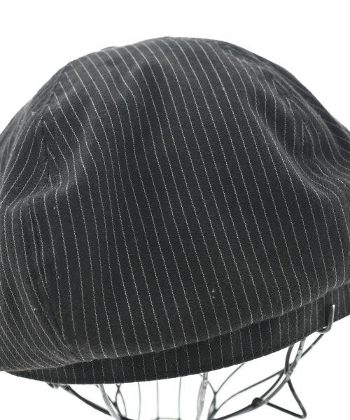 CALEE（キャリー）ハンチング・ベレー帽 黒 サイズ:L メンズ/2200636703155