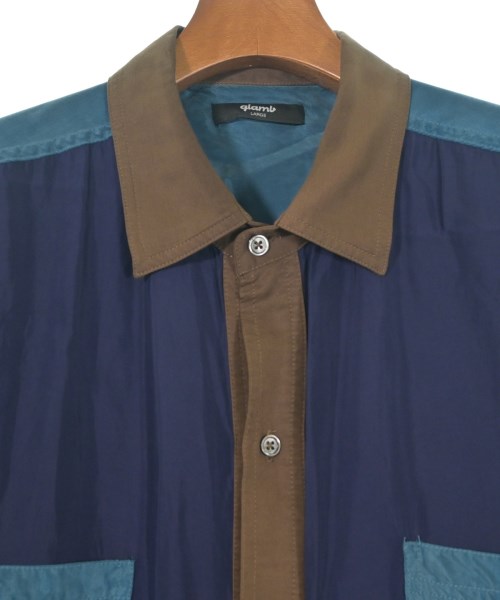 glamb（グラム）カジュアルシャツ 紺 サイズ:L メンズ/2200643136151