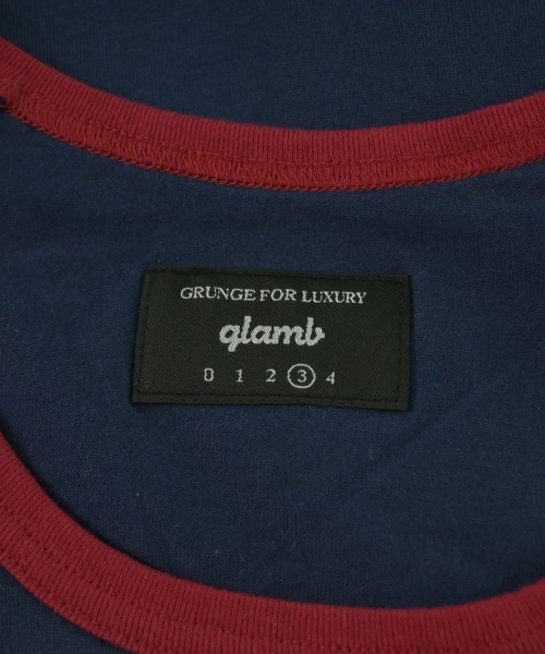 glamb（グラム）Tシャツ・カットソー 紺 サイズ:3(L位) メンズ/2200693680222