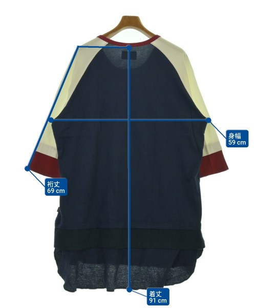 glamb（グラム）Tシャツ・カットソー 紺 サイズ:3(L位) メンズ/2200693680222