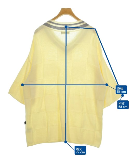 glamb（グラム）ニット・セーター 黄 サイズ:L メンズ/2200661827048