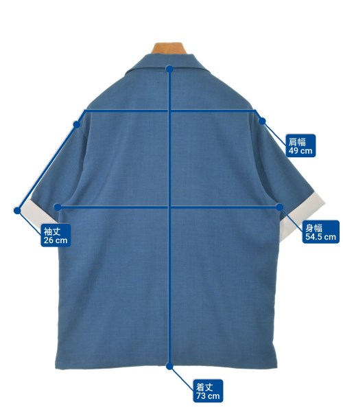 glamb（グラム）カジュアルシャツ 青 サイズ:M メンズ/2200661827154