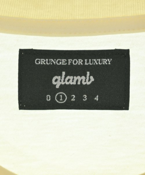 glamb（グラム）Tシャツ・カットソー 黄 サイズ:1(S位) メンズ/2200683432220