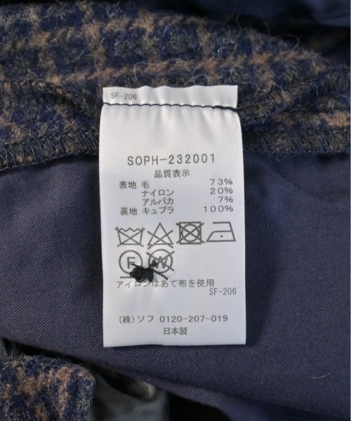 SOPHNET.（ソフネット）スラックス 紺 サイズ:M メンズ/2200497835224