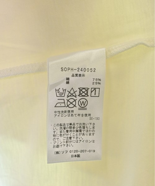 SOPHNET.（ソフネット）Tシャツ・カットソー 白 サイズ:L メンズ/2200479766829