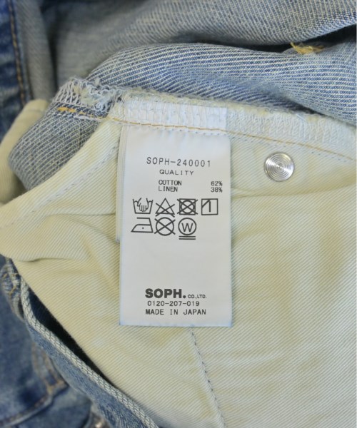 SOPHNET.（ソフネット）デニムパンツ 青 サイズ:S メンズ/2200480094560