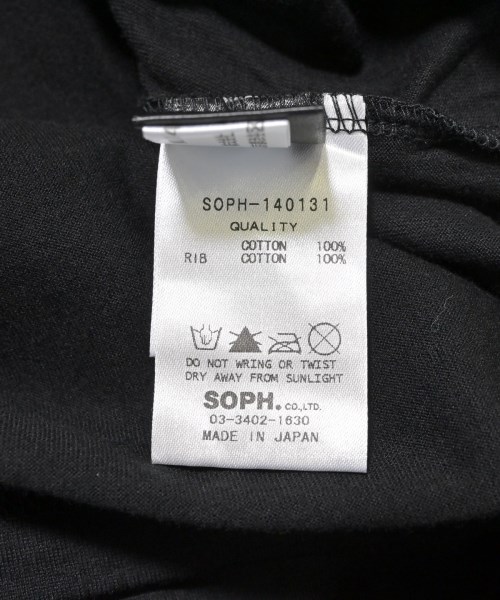 SOPHNET.（ソフネット）Tシャツ・カットソー 黒 サイズ:M メンズ/2200560410532
