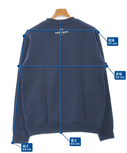 SOPHNET.（ソフネット）スウェット 紺 サイズ:M メンズ/2200637258067