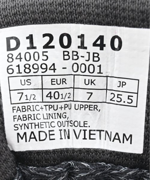 SOPHNET.（ソフネット）スニーカー 黒 サイズ:25.5cm メンズ/2200637388085