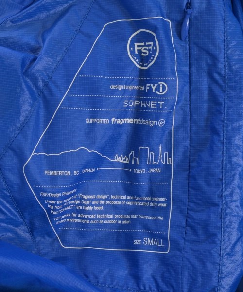 SOPHNET.（ソフネット）マウンテンパーカー 青 サイズ:S メンズ/2200640370022