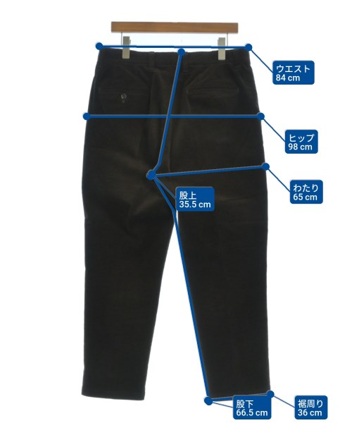 SOPHNET.（ソフネット）スラックス 茶 サイズ:L メンズ/2200640801021