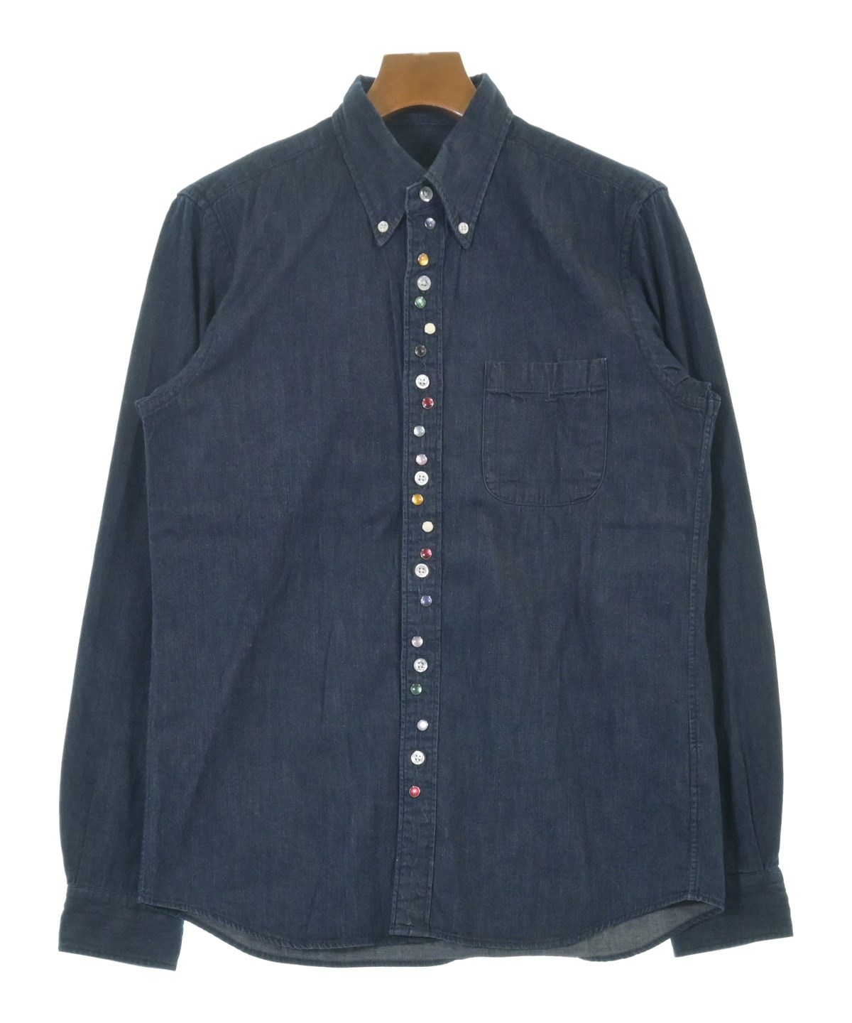 SOPHNET.（ソフネット）カジュアルシャツ 紺 サイズ:M メンズ