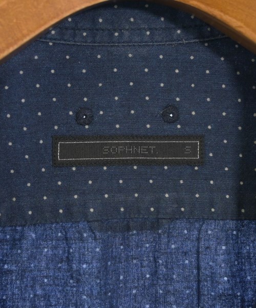 SOPHNET.（ソフネット）カジュアルシャツ 紺 サイズ:S メンズ/2200530622026