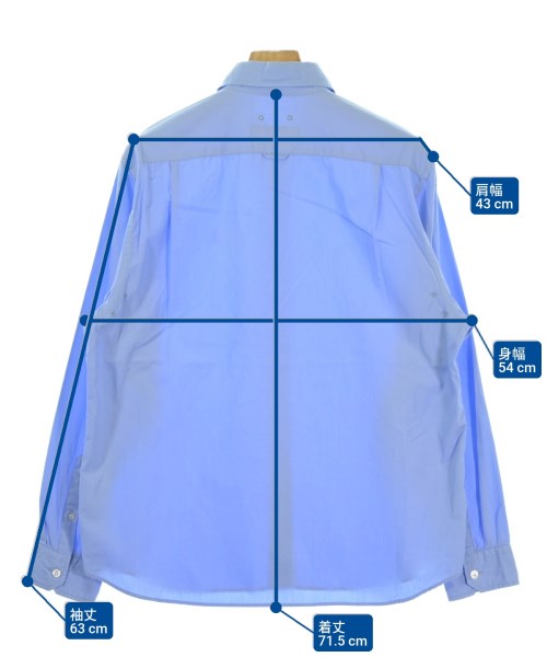 SOPHNET.（ソフネット）カジュアルシャツ 青 サイズ:S メンズ/2200532564010