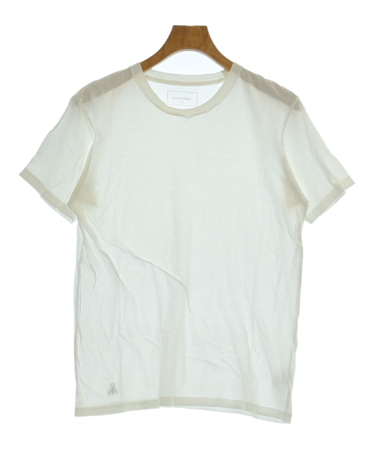 SOPHNET. ソフネット ロゴロンT SOPHNET.（ソフネット）Tシャツ・カットソー 白 サイズ:L メンズ