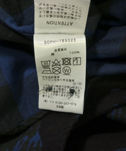 SOPHNET.（ソフネット）カジュアルシャツ カーキ サイズ:M メンズ/2200532892076