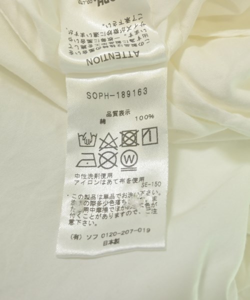 SOPHNET.（ソフネット）カジュアルシャツ 白 サイズ:S メンズ/2200534823078