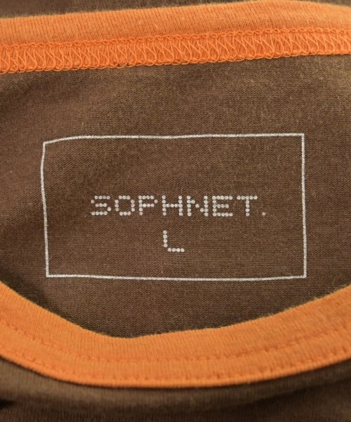SOPHNET.（ソフネット）Tシャツ・カットソー 茶 サイズ:L メンズ/2200550020130