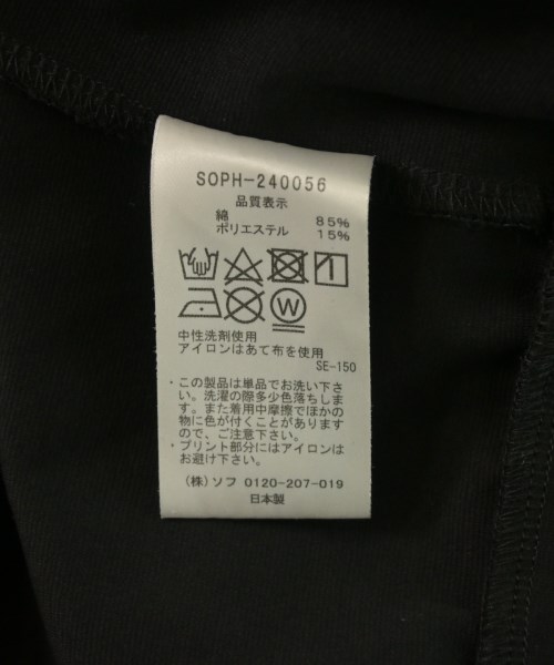 SOPHNET.（ソフネット）Tシャツ・カットソー 黒 サイズ:M メンズ/2200622031071