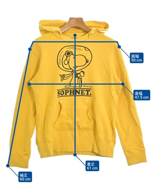 SOPHNET.（ソフネット）パーカー 黄 サイズ:S メンズ/2200612386600