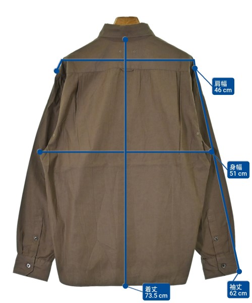 SOPHNET.（ソフネット）カジュアルシャツ 茶 サイズ:S メンズ/2200617621027