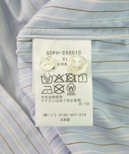 SOPHNET.（ソフネット）カジュアルシャツ 青 サイズ:XL メンズ/2200619071455
