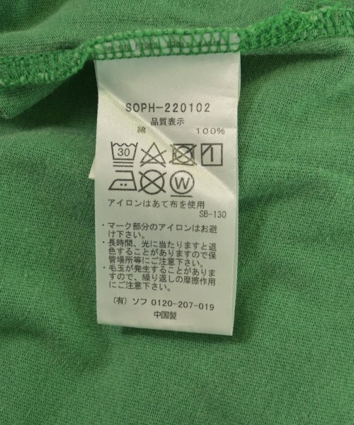 SOPHNET.（ソフネット）Tシャツ・カットソー 緑 サイズ:S メンズ/2200631444053