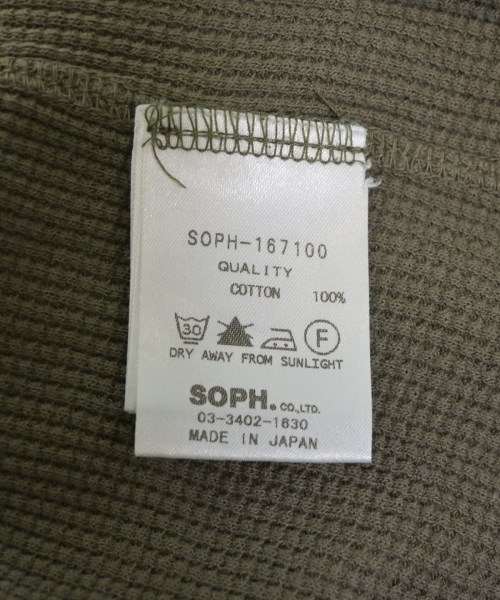 SOPHNET.（ソフネット）Tシャツ・カットソー カーキ サイズ:M メンズ/2200634394706