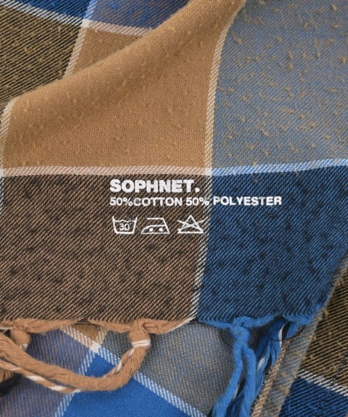 SOPHNET.（ソフネット）ストール 青 サイズ:- メンズ/2200608986142