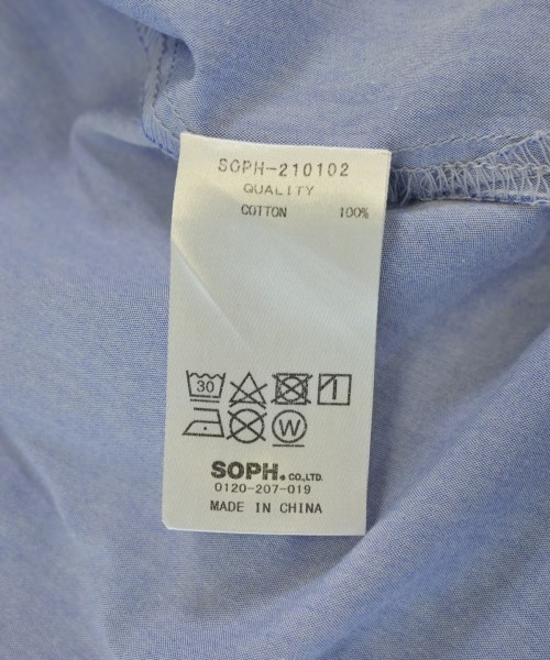 SOPHNET.（ソフネット）カジュアルシャツ 青 サイズ:M メンズ/2200615120034