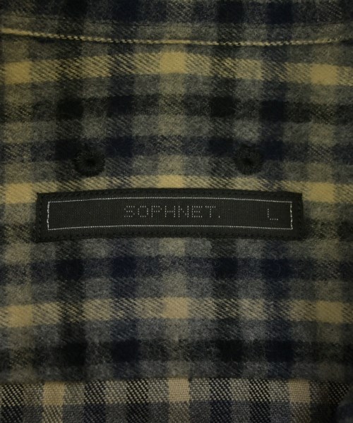 SOPHNET.（ソフネット）カジュアルシャツ 紺 サイズ:L メンズ/2200615120041