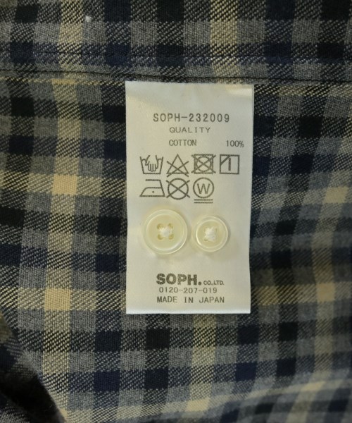 SOPHNET.（ソフネット）カジュアルシャツ 紺 サイズ:L メンズ/2200615120041