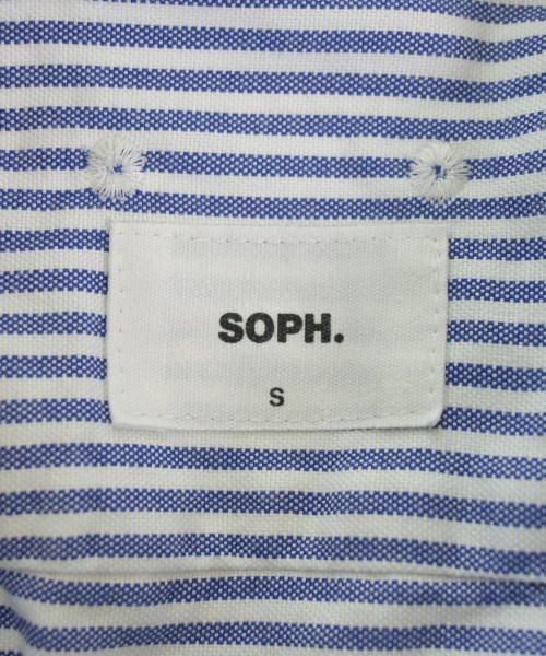 SOPHNET.（ソフネット）カジュアルシャツ 青 サイズ:S メンズ/2200615696027