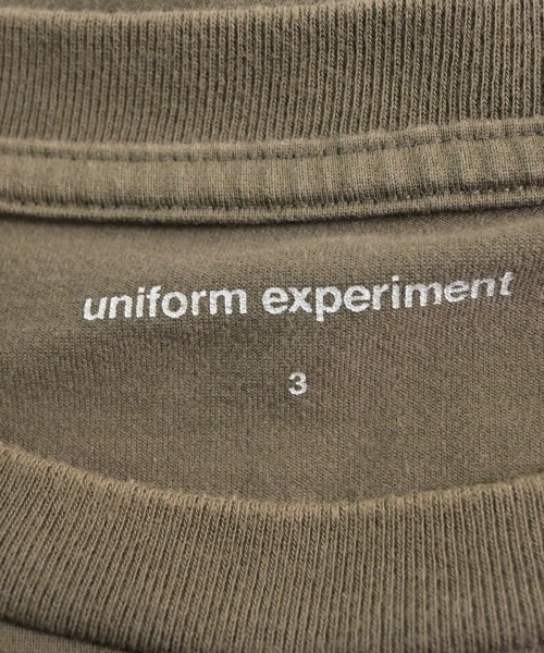 uniform experiment（ユニフォームエクスペリメント）Tシャツ・カットソー カーキ サイズ:3(L位) メンズ/2200615850085