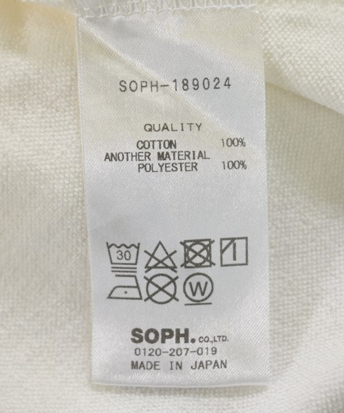 SOPHNET.（ソフネット）Tシャツ・カットソー 白 サイズ:M メンズ/2200611280091