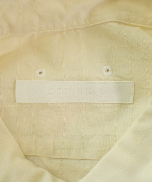 SOPHNET.（ソフネット）カジュアルシャツ 黄 サイズ:L メンズ/2200613412674