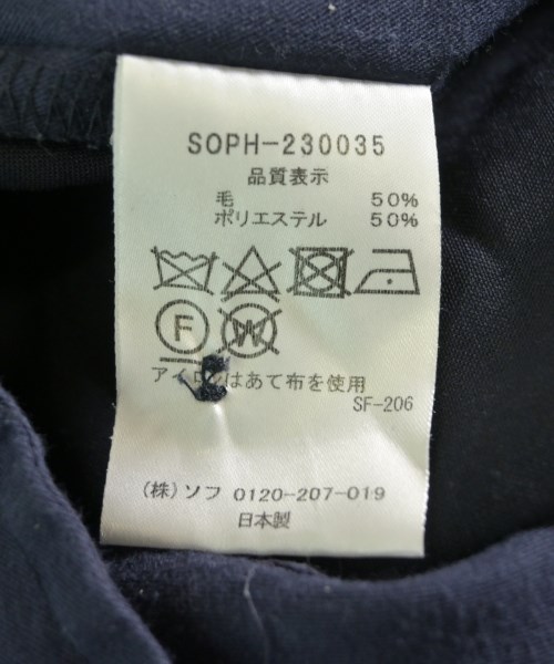 SOPHNET.（ソフネット）スラックス 紺 サイズ:L メンズ/2200620529075