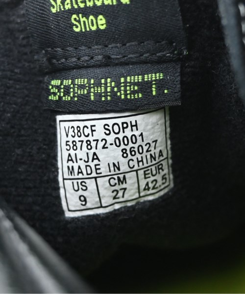 SOPHNET.（ソフネット）スニーカー 黒 サイズ:27cm メンズ/2200620771108