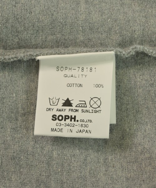 SOPHNET.（ソフネット）Tシャツ・カットソー グレー サイズ:L メンズ/2200560227420