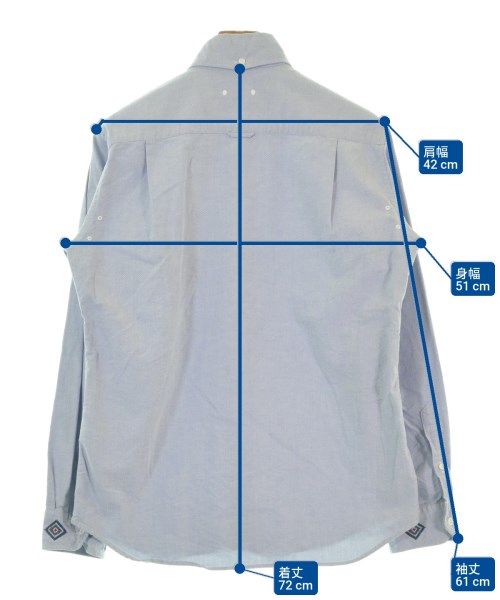 SOPHNET.（ソフネット）カジュアルシャツ 青 サイズ:M メンズ/2200558695064