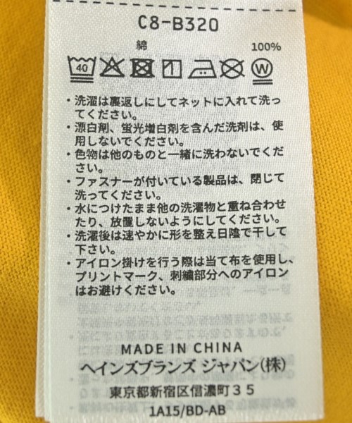 SOPHNET.（ソフネット）Tシャツ・カットソー 黄 サイズ:XL メンズ/2200673637024