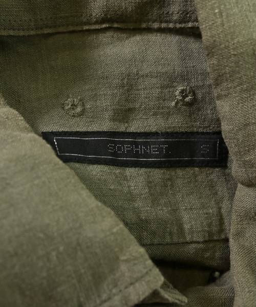 SOPHNET.（ソフネット）カジュアルシャツ カーキ サイズ:S メンズ/2200674263031
