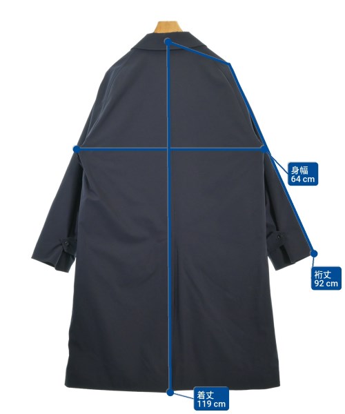 SOPHNET.（ソフネット）ステンカラーコート 紺 サイズ:XL メンズ/2200674276024