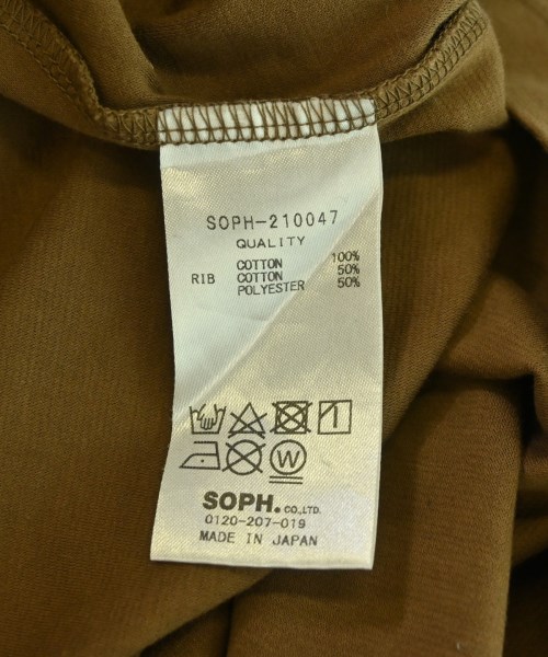 SOPHNET.（ソフネット）Tシャツ・カットソー 茶 サイズ:XL メンズ/2200678240120