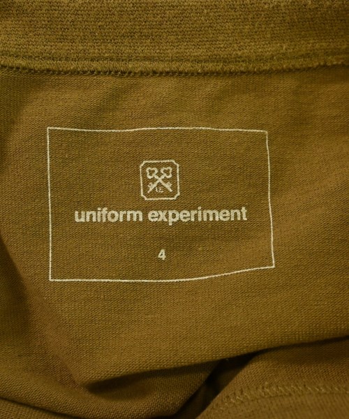 uniform experiment（ユニフォームエクスペリメント）Tシャツ・カットソー 茶 サイズ:4(XL位) メンズ/2200678240205