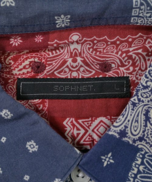 SOPHNET.（ソフネット）カジュアルシャツ 青 サイズ:L メンズ/2200681411012