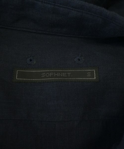 SOPHNET.（ソフネット）カジュアルシャツ 紺 サイズ:S メンズ/2200681746022