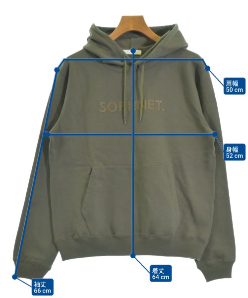 SOPHNET.（ソフネット）パーカー カーキ サイズ:1(S位) メンズ/2200686329565