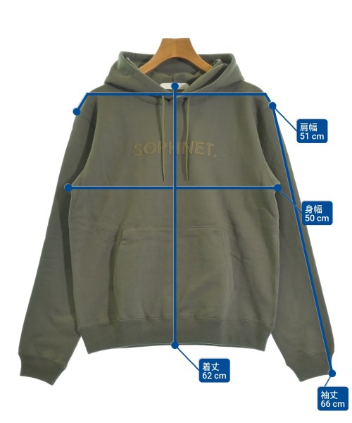 SOPHNET.（ソフネット）パーカー カーキ サイズ:1(S位) メンズ/2200686329589