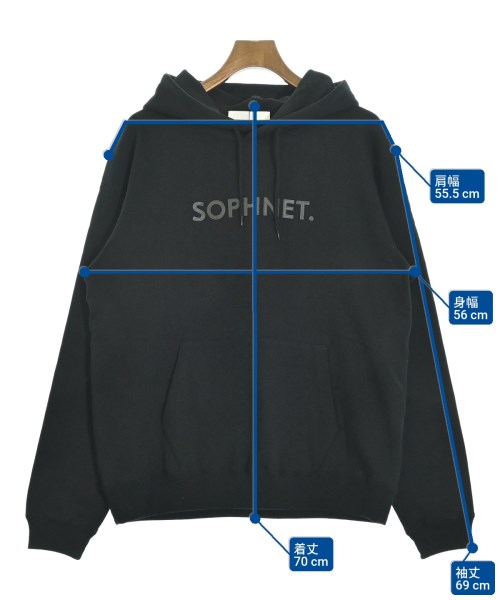 SOPHNET.（ソフネット）パーカー 黒 サイズ:3(L位) メンズ/2200686329619